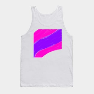 pink purple watercolor illustration landscape Tank Top